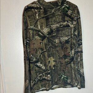 Camouflage Long Sleeve Men's Shirt